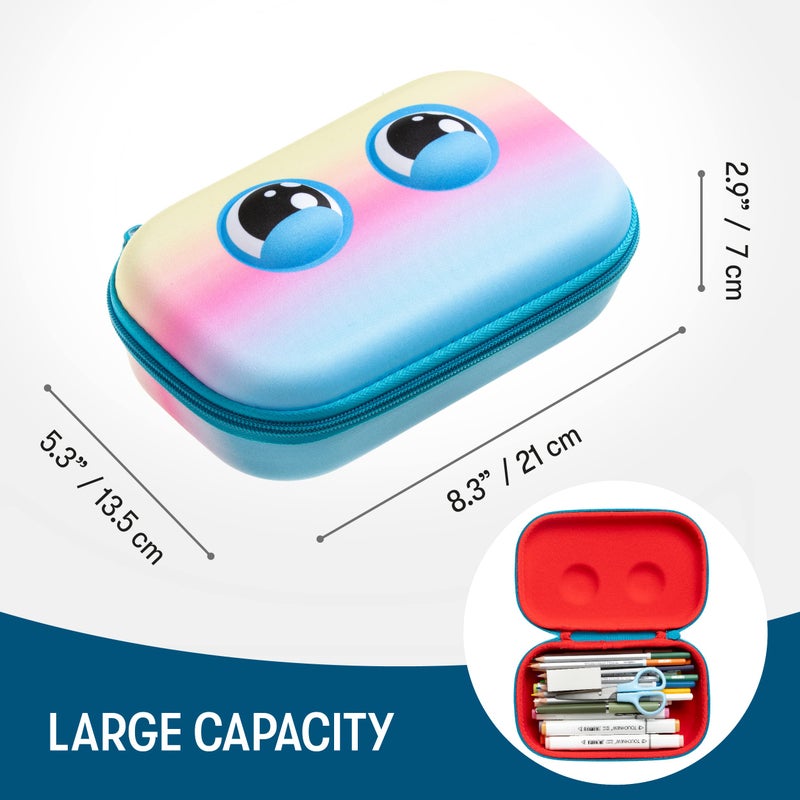 ZIPIT Beast Pencil Box for Kids Pencil Case for School Organizer Pencil Bag Large Capacity Pencil Pouch (Pastel) - Image 2